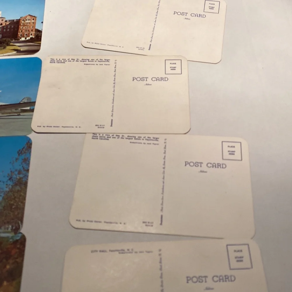 8 vintage postcards from North Carolina unused mint condition